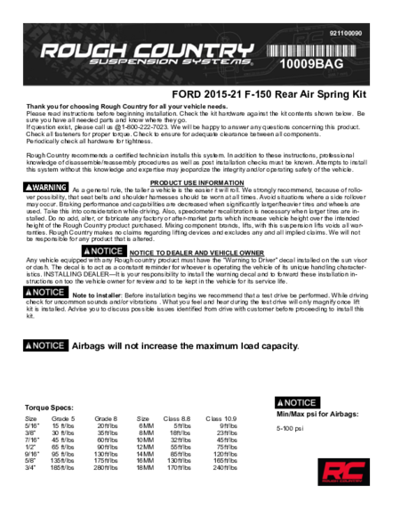 Installation Manual